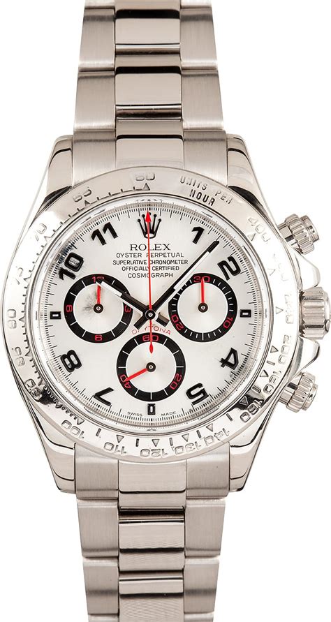 rolex daytona white gold 116509